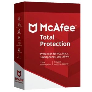 McAfee Total Protection 10 Device 1 Year Global Activation